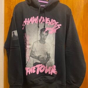 H&M Black and Pink Graphic Hoodie